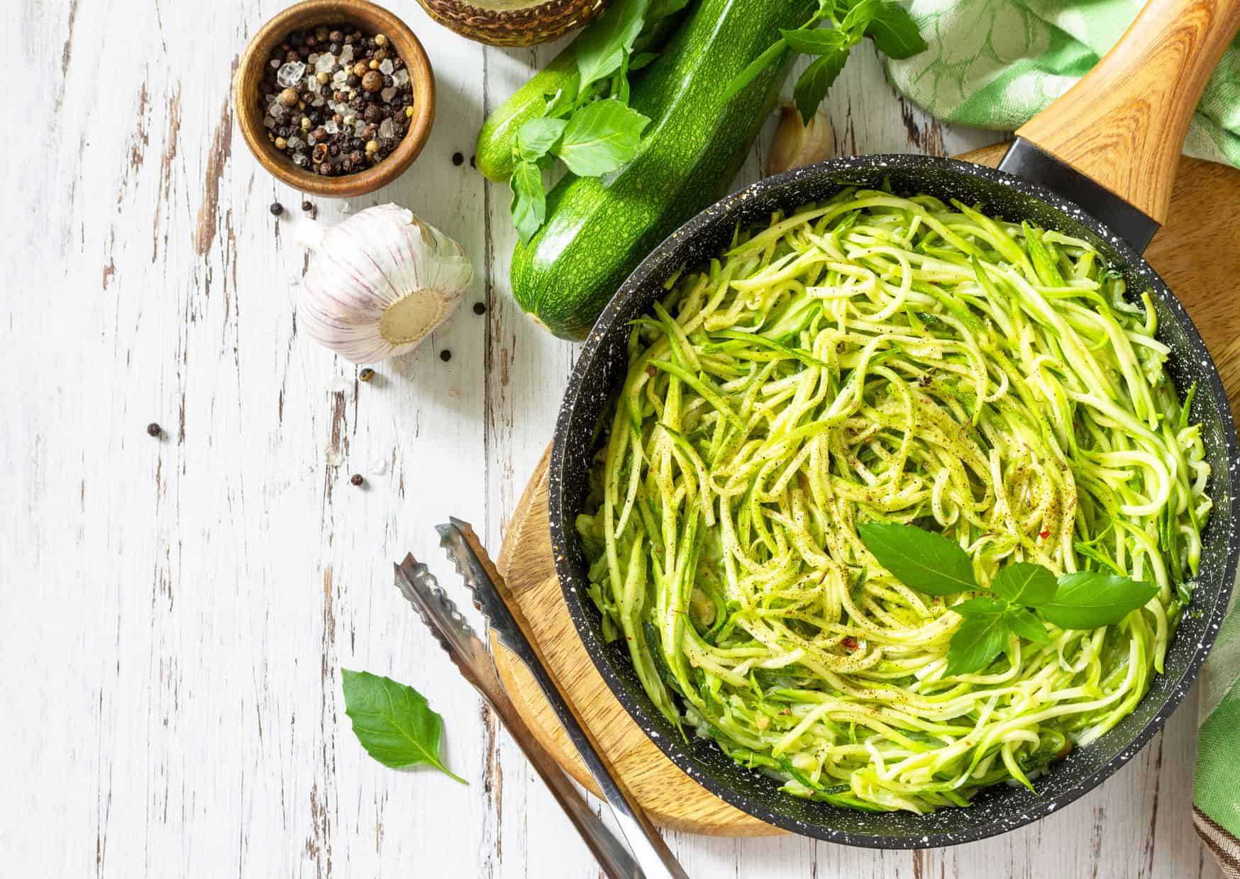 The 12 Meatless Recipes That Could Convert Even Serious Carnivores 12 Zucchini Noodles with Pesto