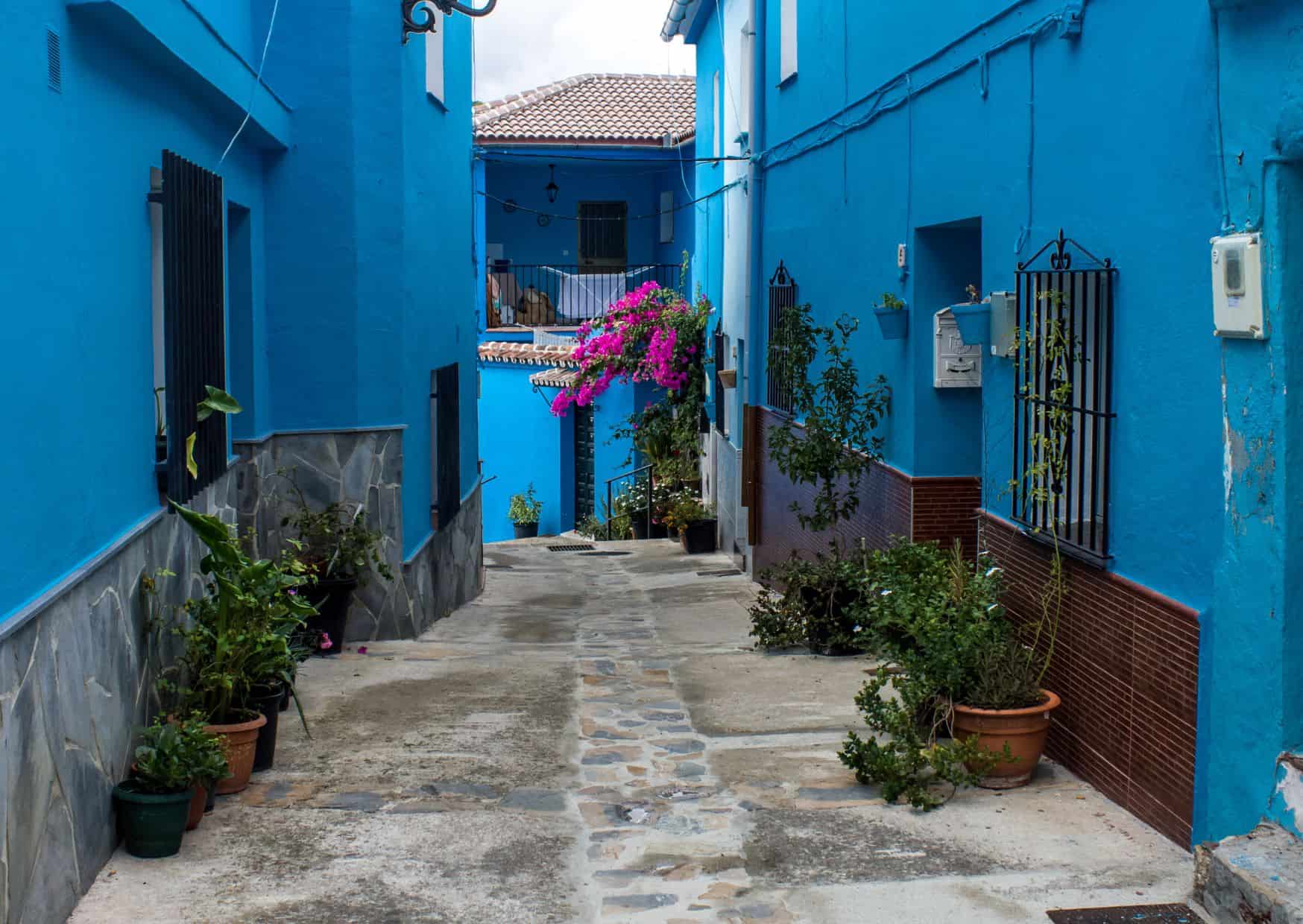 15 Weirdest Places to Visit in Spain 1 The Smurf Village (Júzcar)