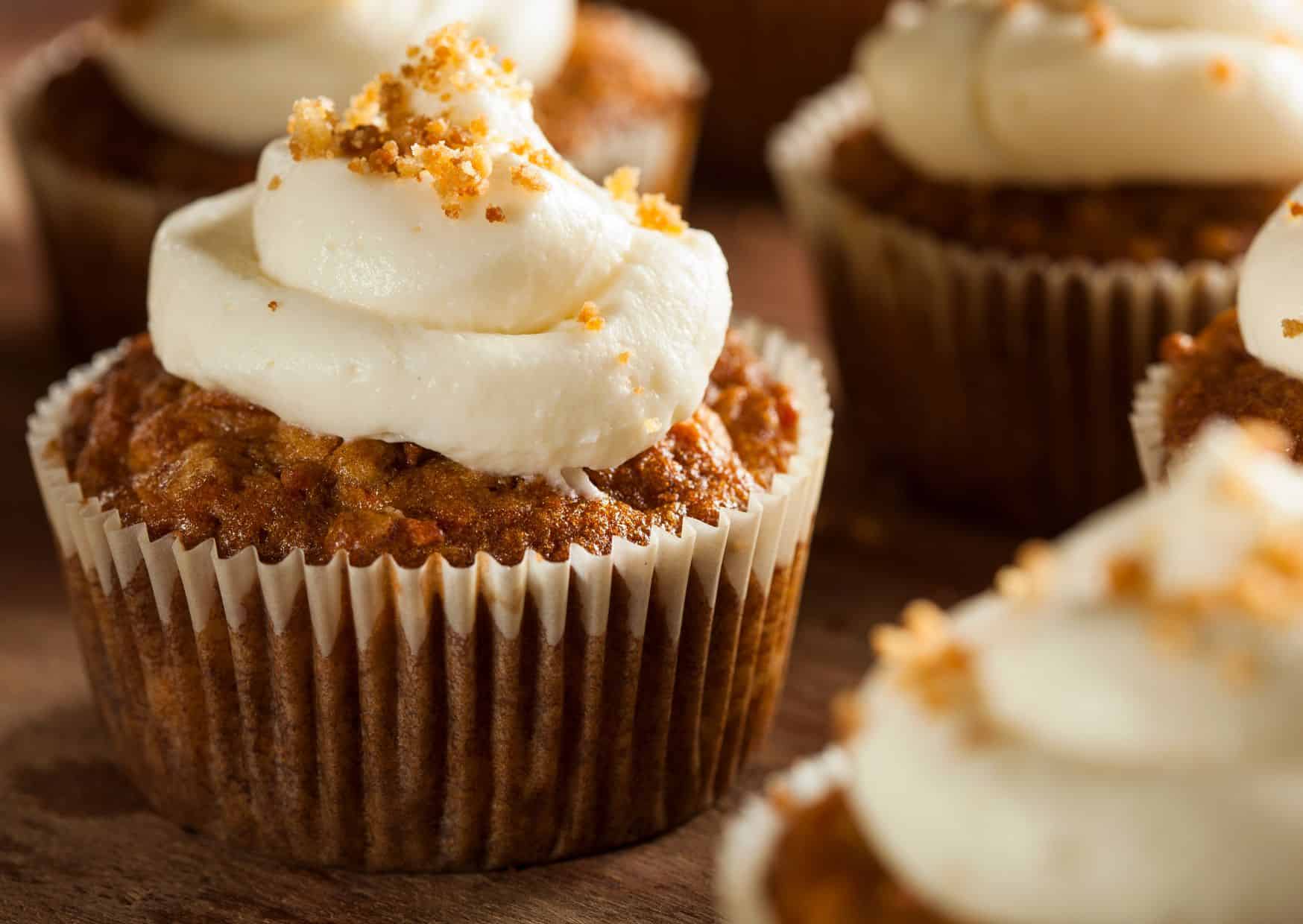 7 Easy Easter Recipes to Cook at Home (Recipe Guide) 6 Carrot Cake Cupcakes with Cream Cheese Frosting