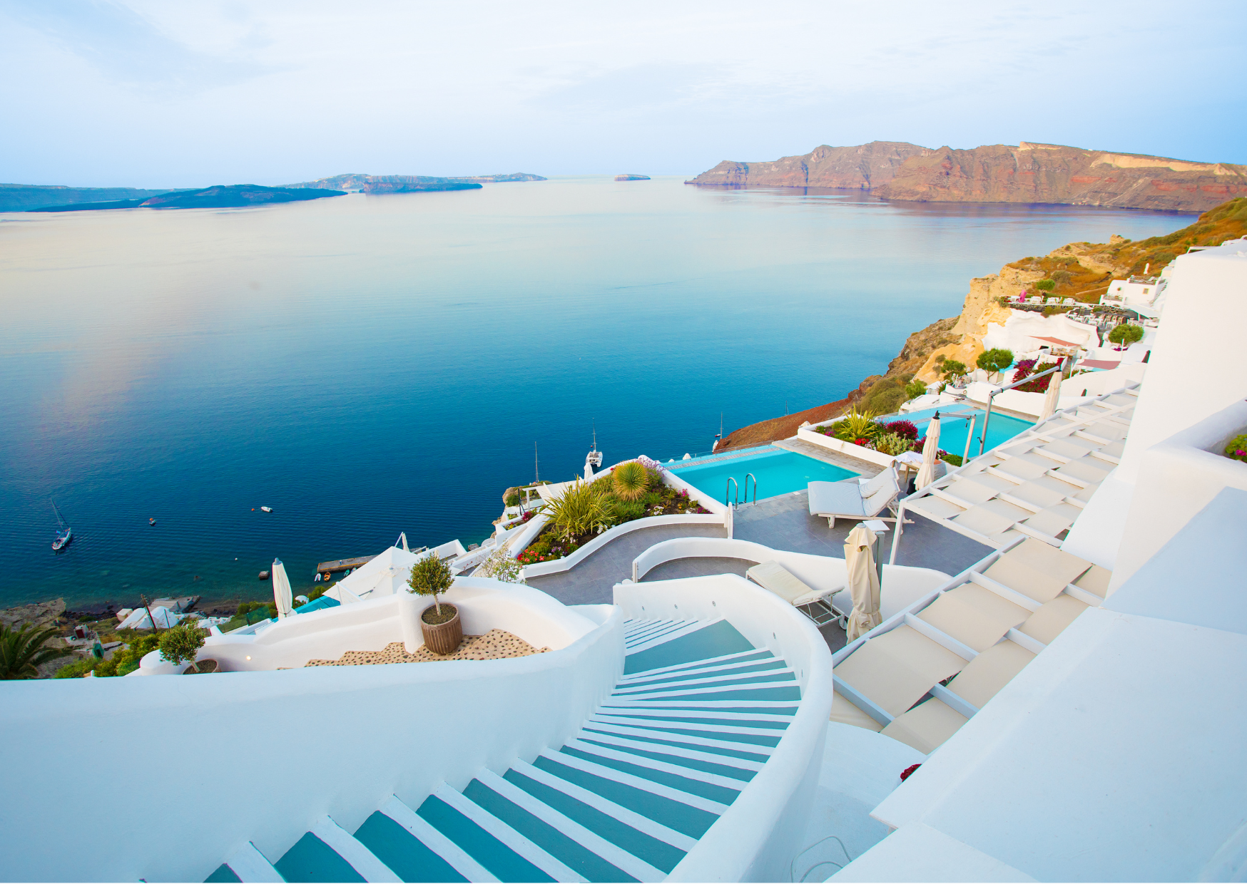 Why September Hotel Rates Drop 60% in These 10 European Cities 3 September Hotel Rates Santorini