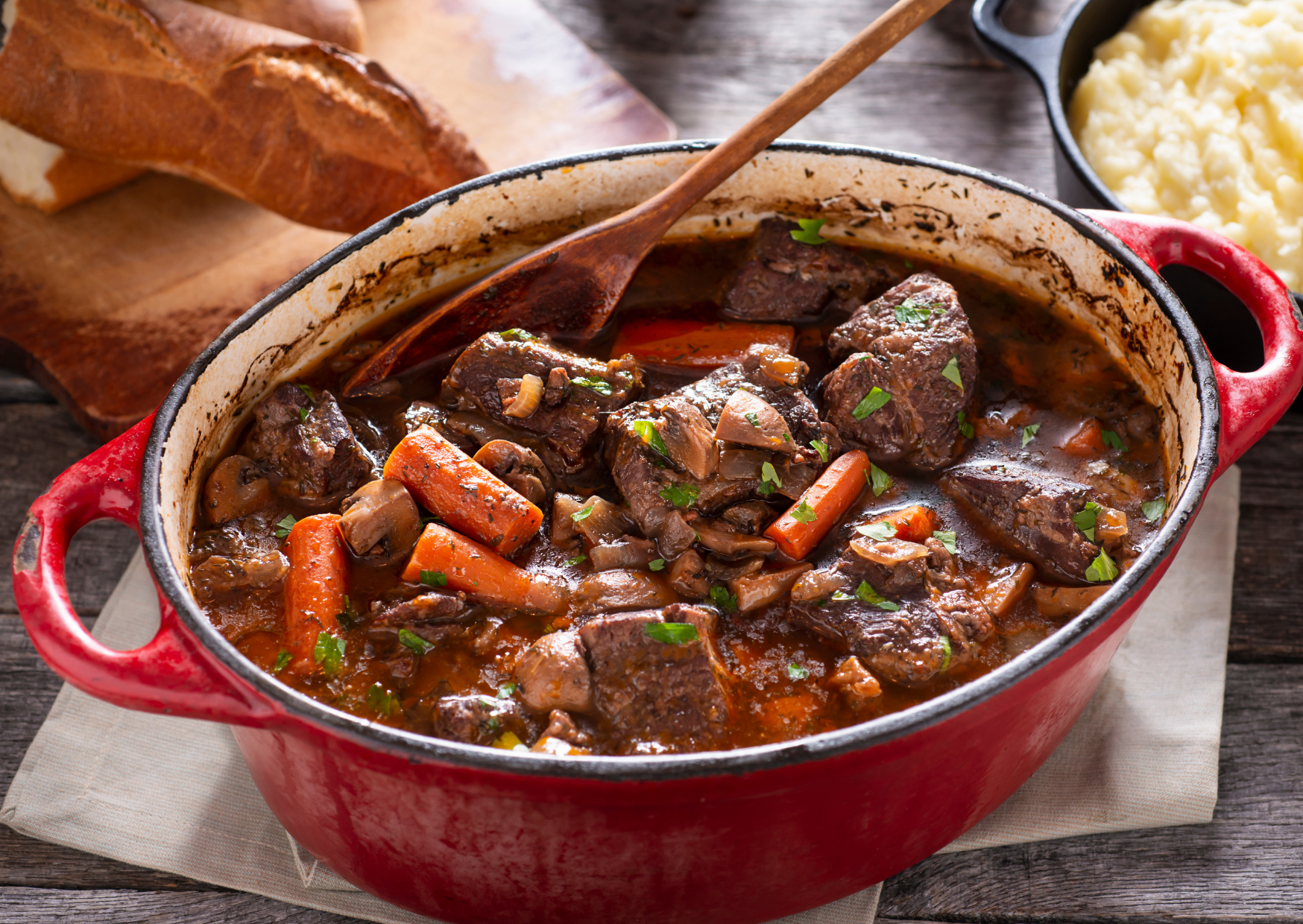 French Beef Bourguignon Takes 3 Hours for a Reason: The 3-Hour French Cooking Rule That Makes Beef Fall Apart 2 French Beef Bourguignon 5