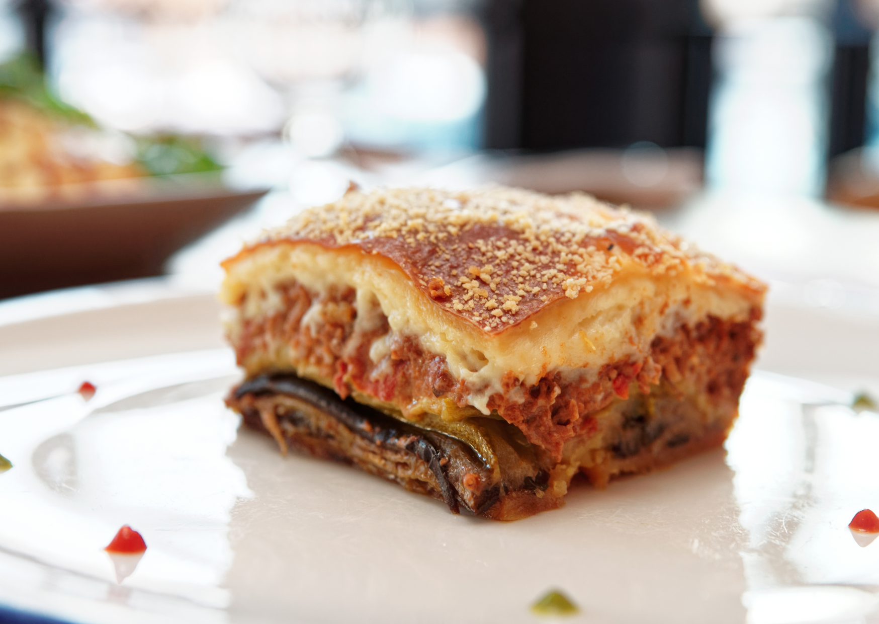 Americans Fry the Eggplant And Greeks Build the Layers Smarter: How To Make Greek Moussaka 2 Greek Moussaka Layer 5
