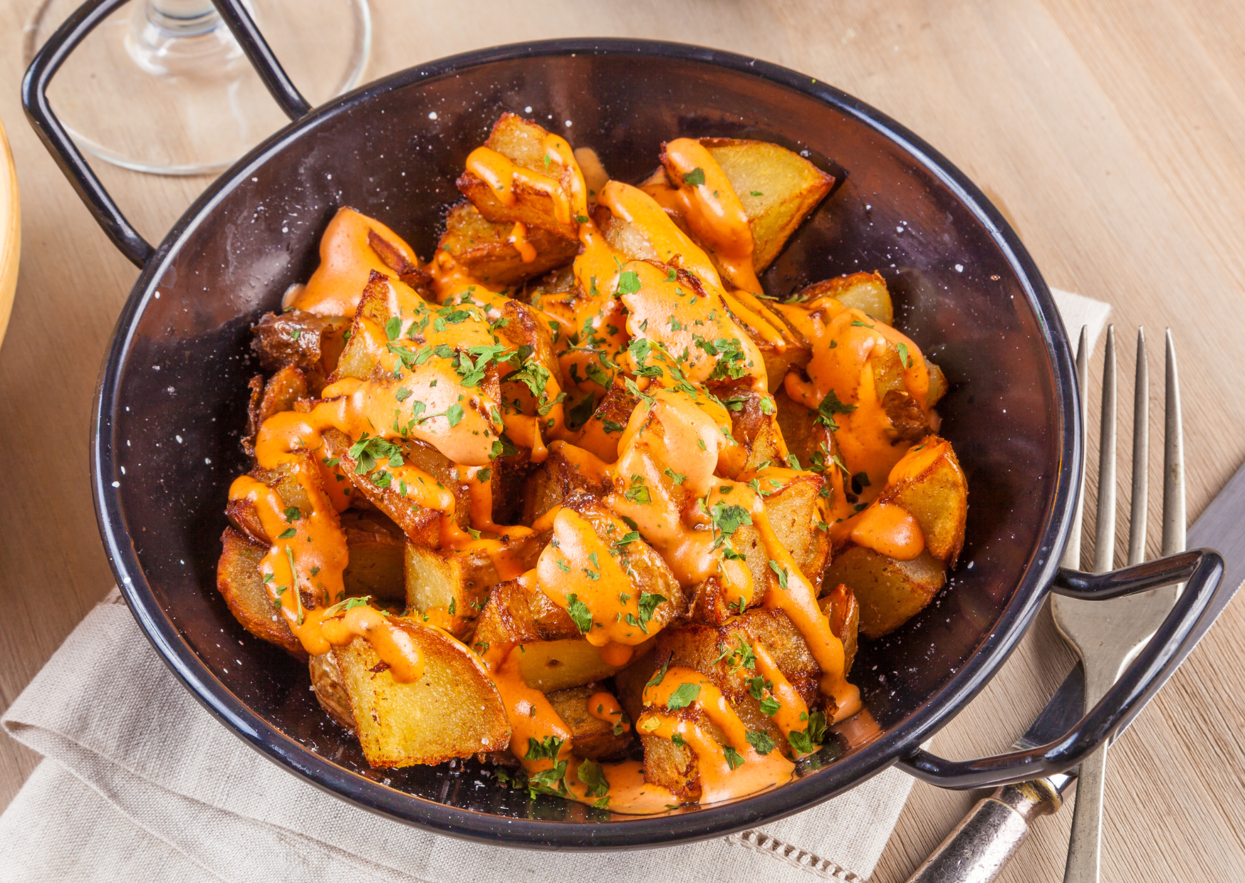 The Patatas Bravas Sauce Spaniards Get Right That Changes the Whole Dish: How to Make Traditional Spanish Patatas Bravas 6 Patatas Bravas Sauce 2 1