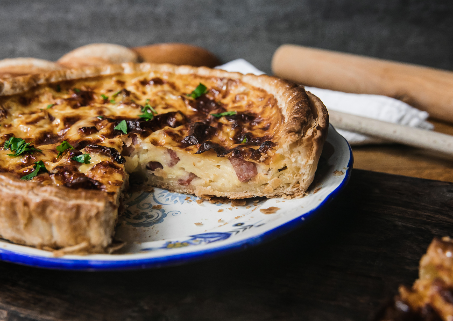 How to Make Authentic Quiche Lorraine Without Cheese 3 Quiche Lorraine 3