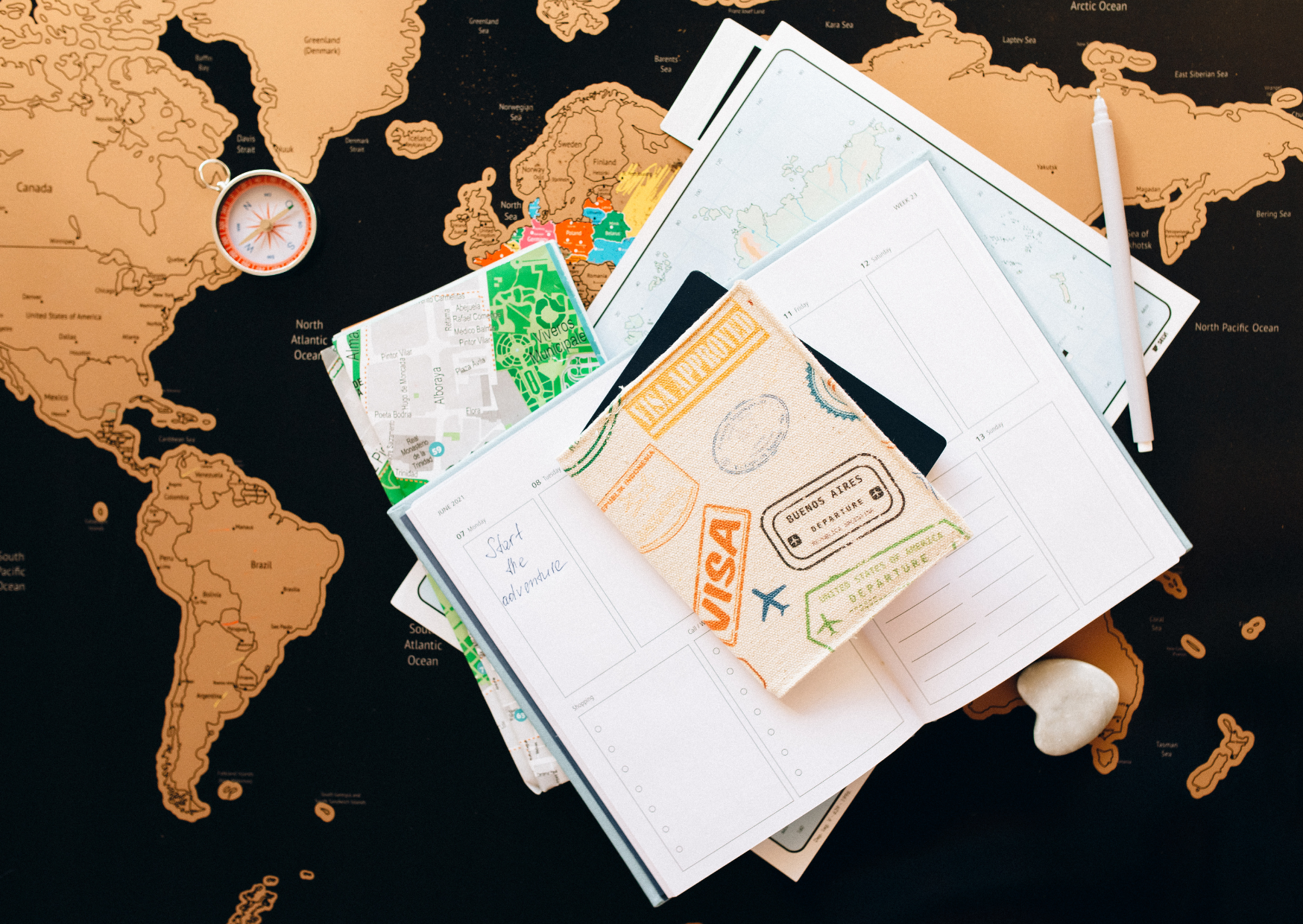 passport stamp