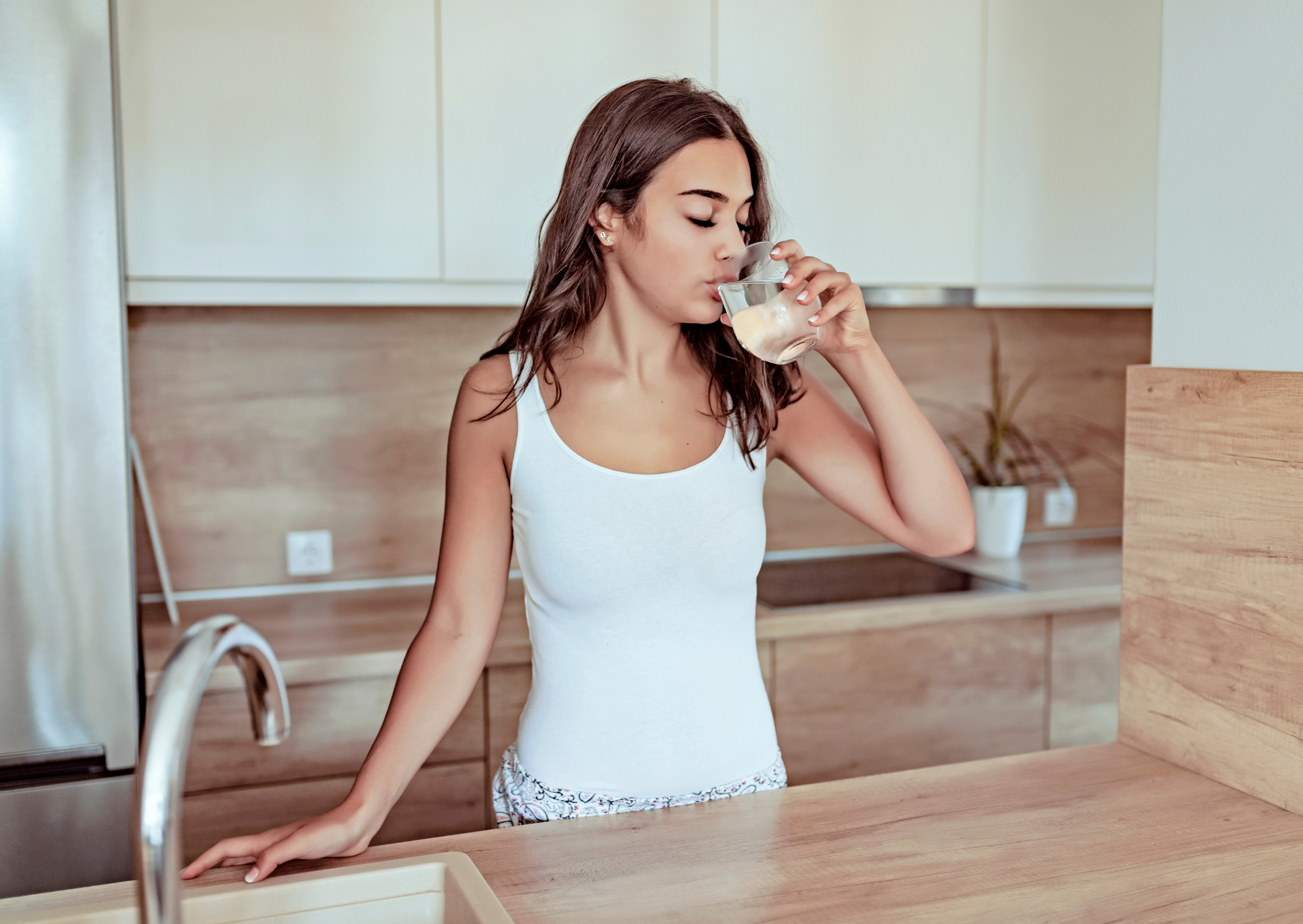 drinking cold water 3