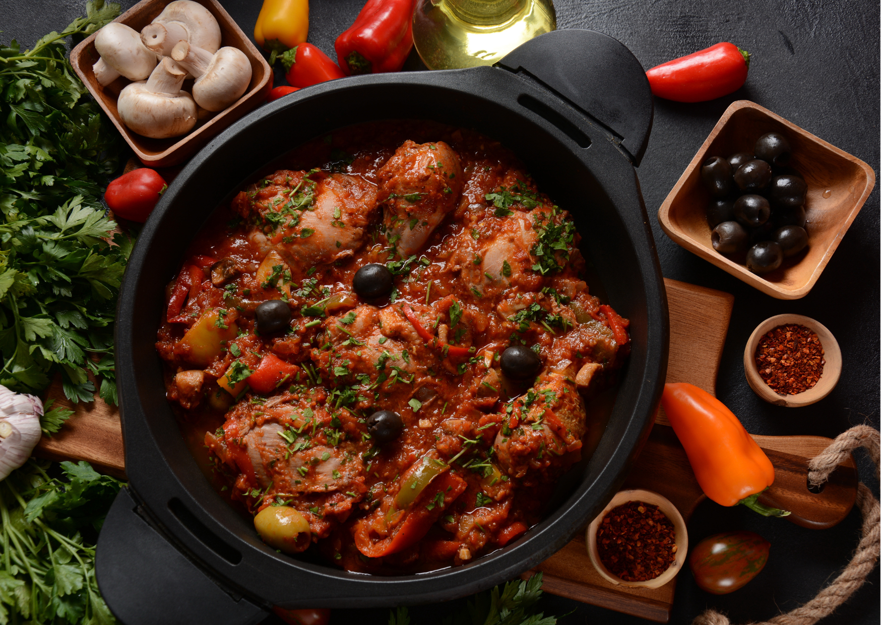How Chicken Cacciatore Got Americanized And What the Original Tastes Like 1 Chicken Cacciatore 5