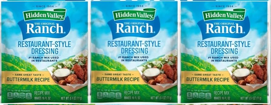 The 7 Foods Americans Stockpile That Europeans Barely Buy 4 Ranch seasoning packets
