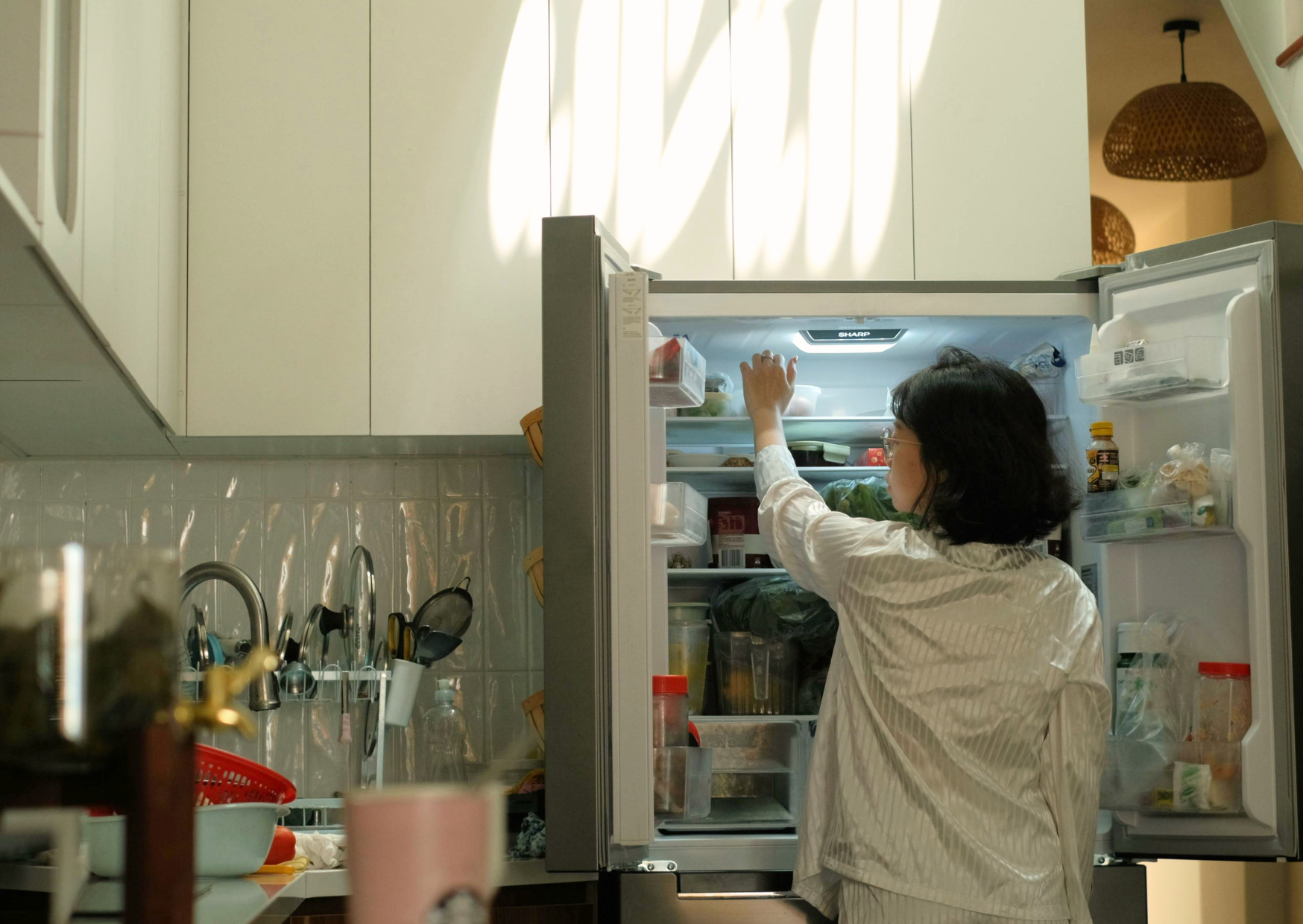The Italian Refrigerator Habit That Cut Our Grocery Bill by $180 a Month 5 Italian kitchen storage 4