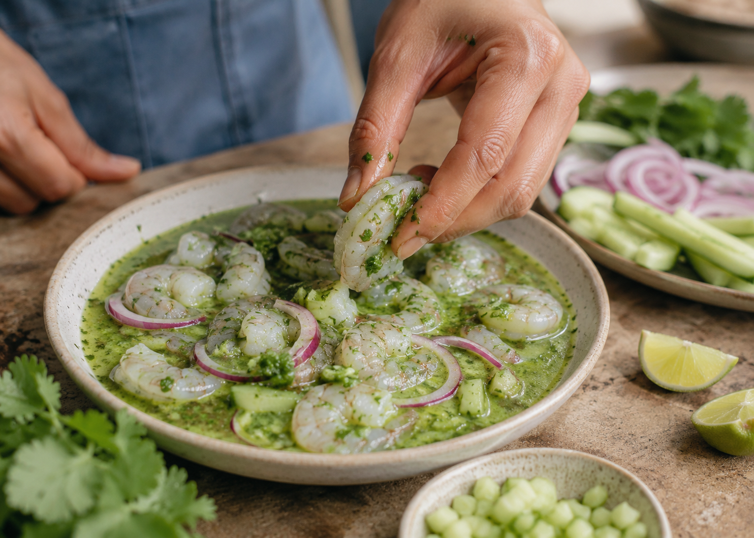 How To Make Real Mexican Aguachile: The Fierce Green Heat American Versions Soften By Half 6 Aguachile 2