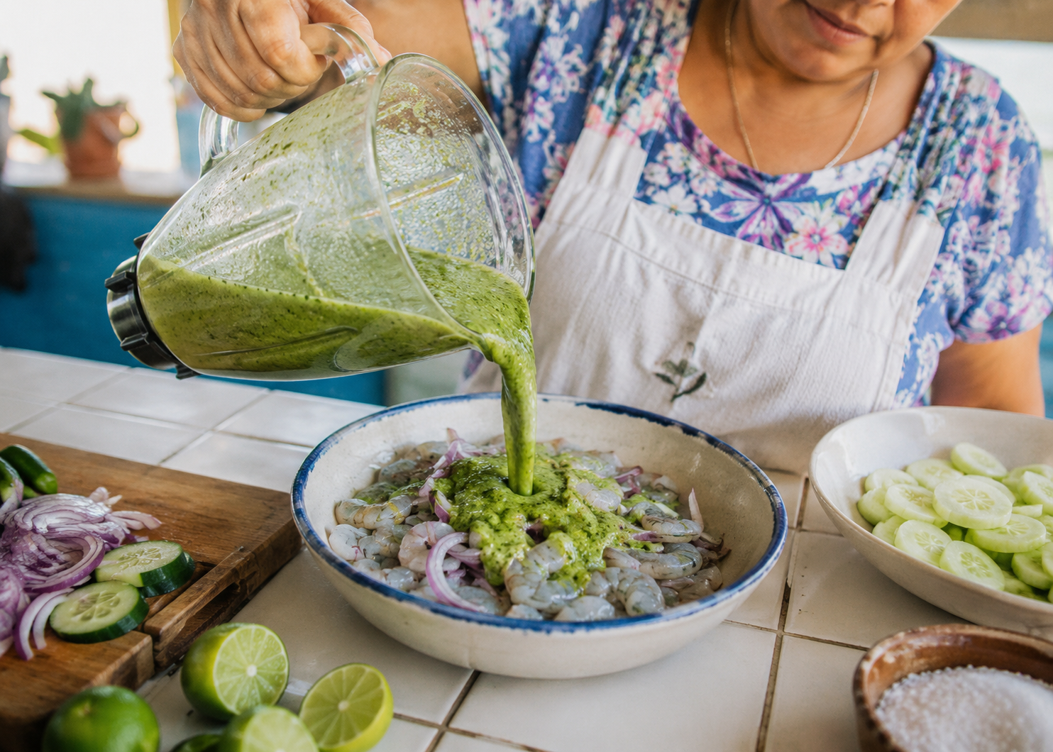 How To Make Real Mexican Aguachile: The Fierce Green Heat American Versions Soften By Half 4 Aguachile 4