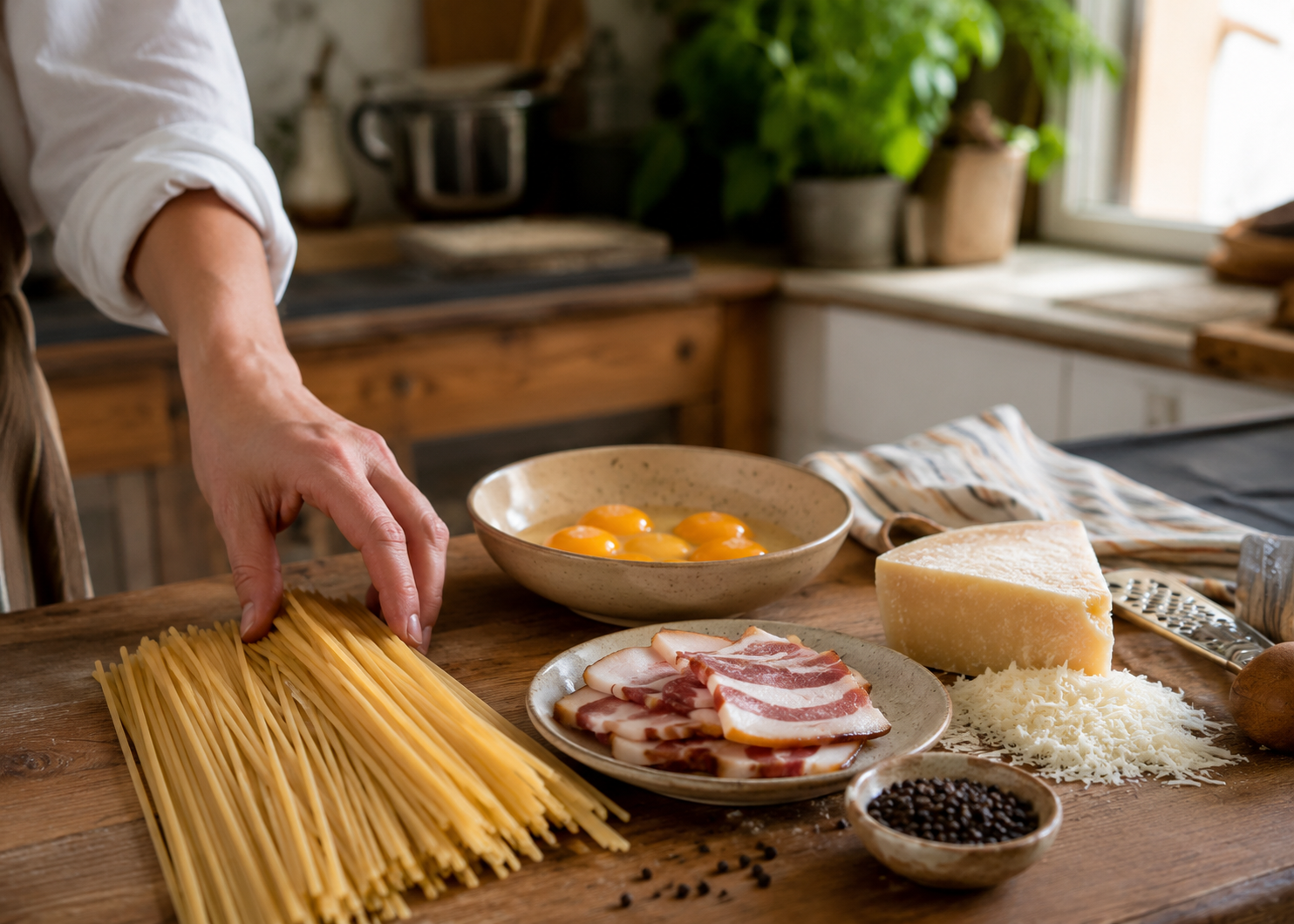 Carbonara Doesn't Use Bacon: Guanciale Is the Difference, and Here's Where It Hides 4 carbonara 1