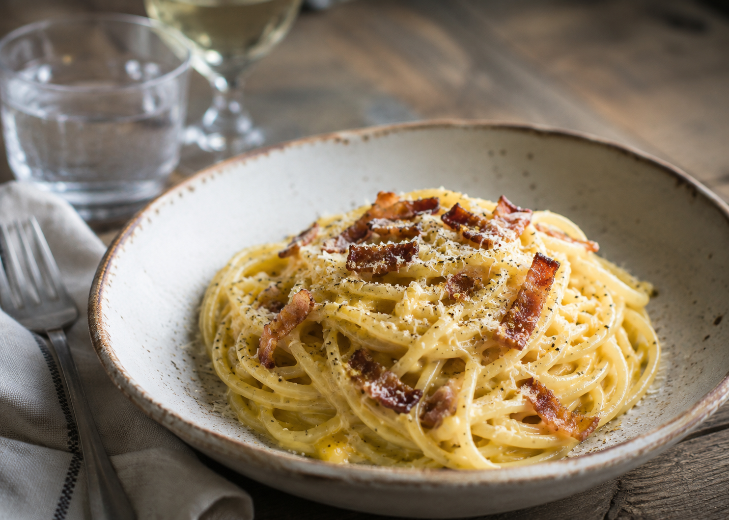 Carbonara Doesn't Use Bacon: Guanciale Is the Difference, and Here's Where It Hides 5 carbonara 5