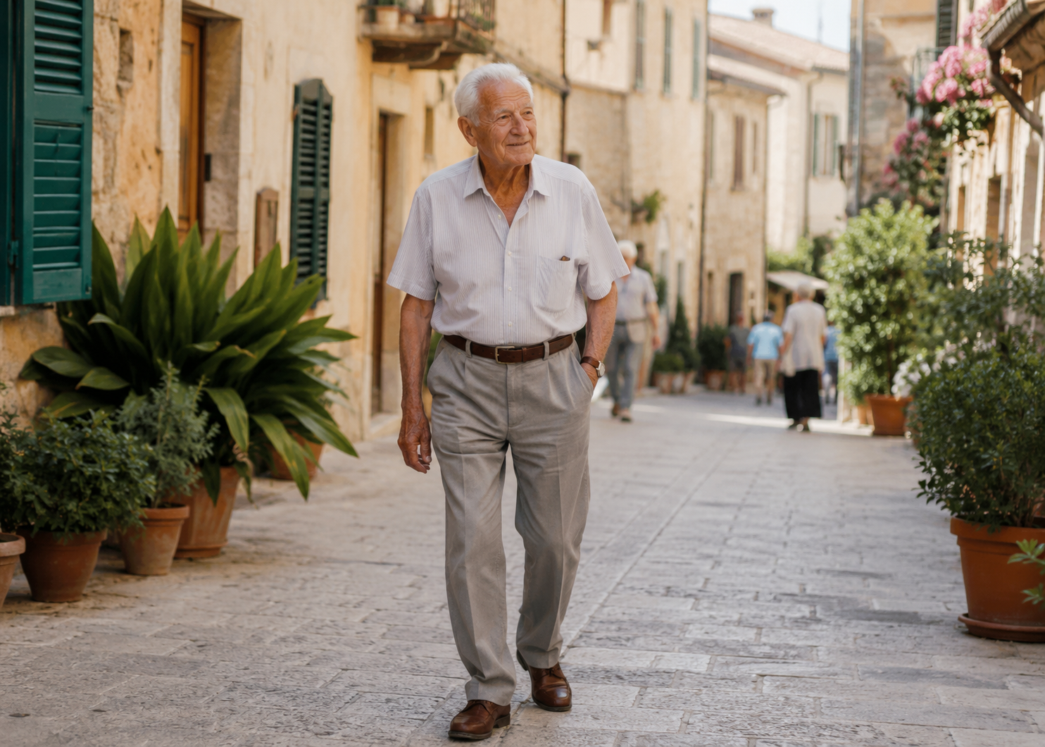 American Men Slow Down at 60: Italian Grandfathers Keep Doing These 9 Things Past 80 1 grandpa habit 1