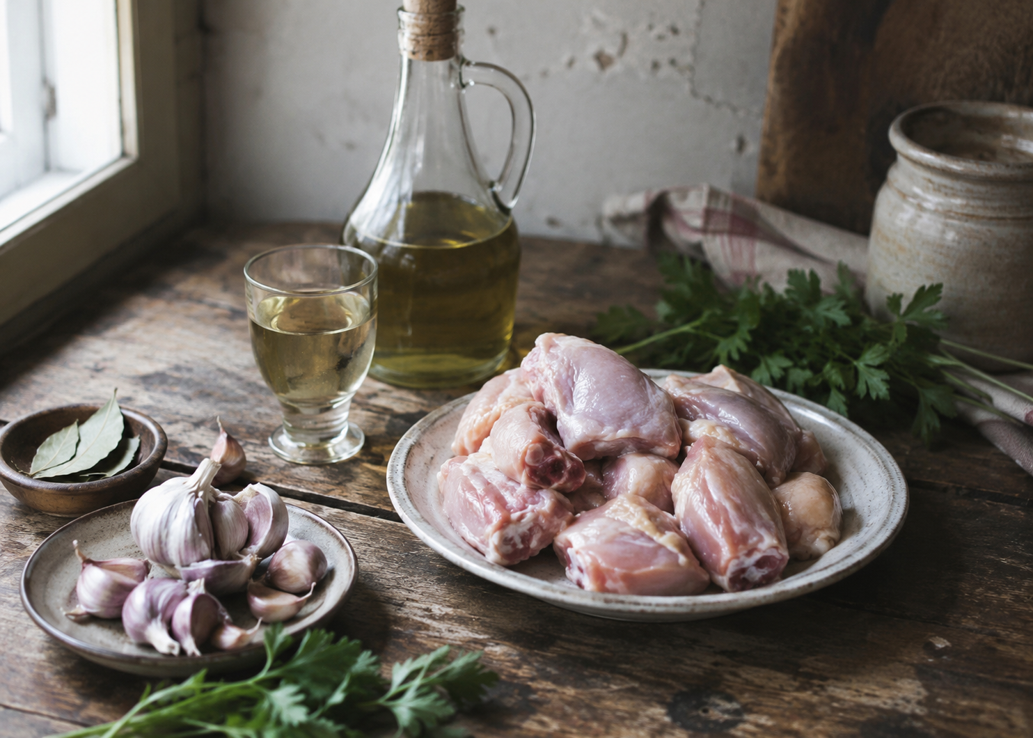 Spanish Grandmothers Don’t Measure This Garlic Chicken And That’s Why It Tastes Better: How to Make Pollo al Ajillo Spanish Garlic Chicken 3 Ajillo 1