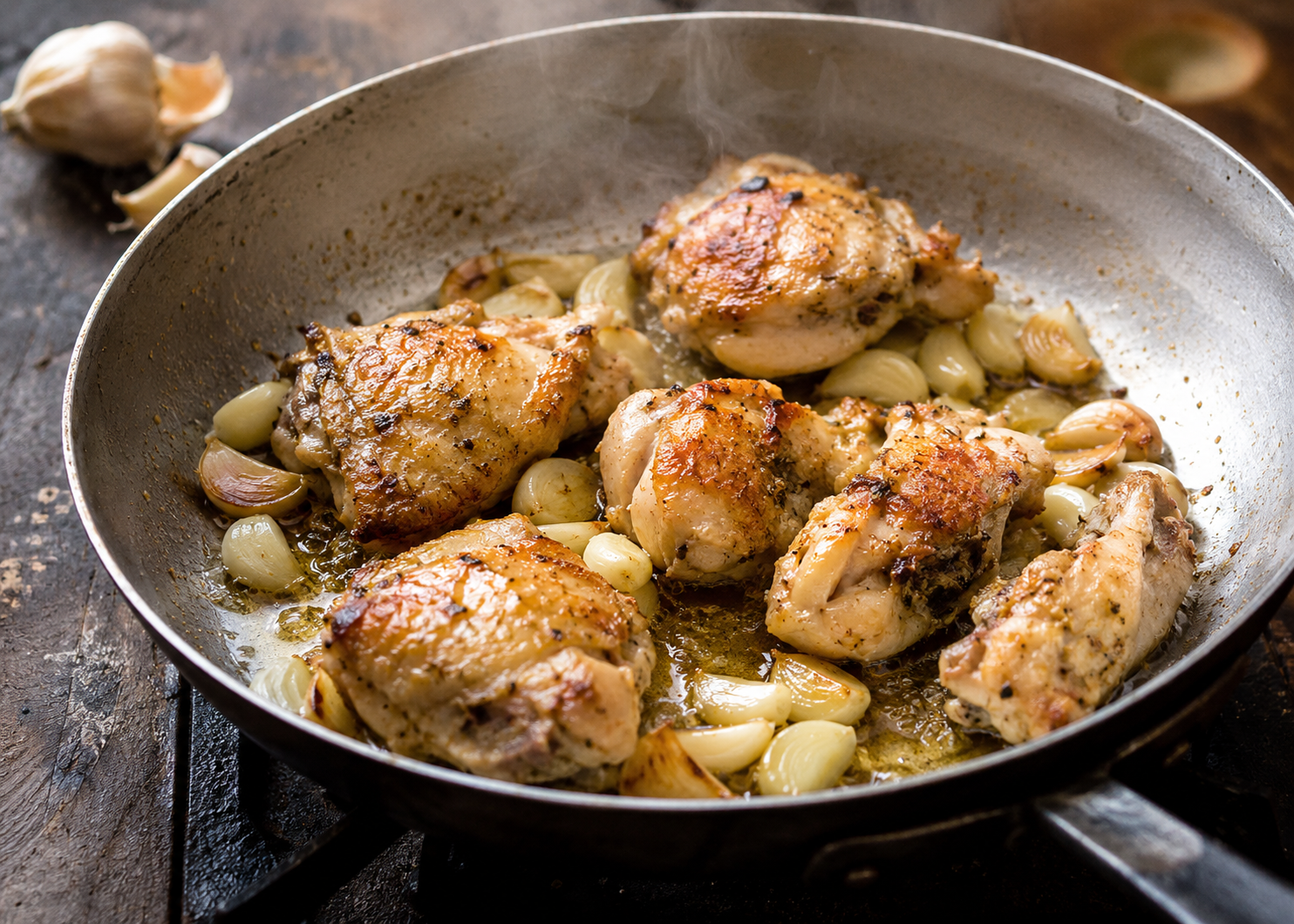 Spanish Grandmothers Don’t Measure This Garlic Chicken And That’s Why It Tastes Better: How to Make Pollo al Ajillo Spanish Garlic Chicken 4 Ajillo 2