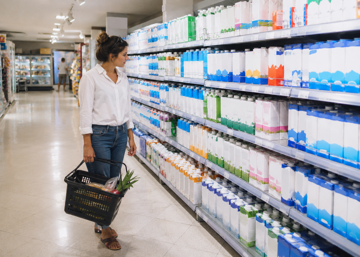 Spanish Supermarkets Sell Milk From the Shelf, Not the Fridge: Americans Refrigerate Milk Immediately And Spaniards Often Don’t Until It’s Opened 6 milk UHT 1