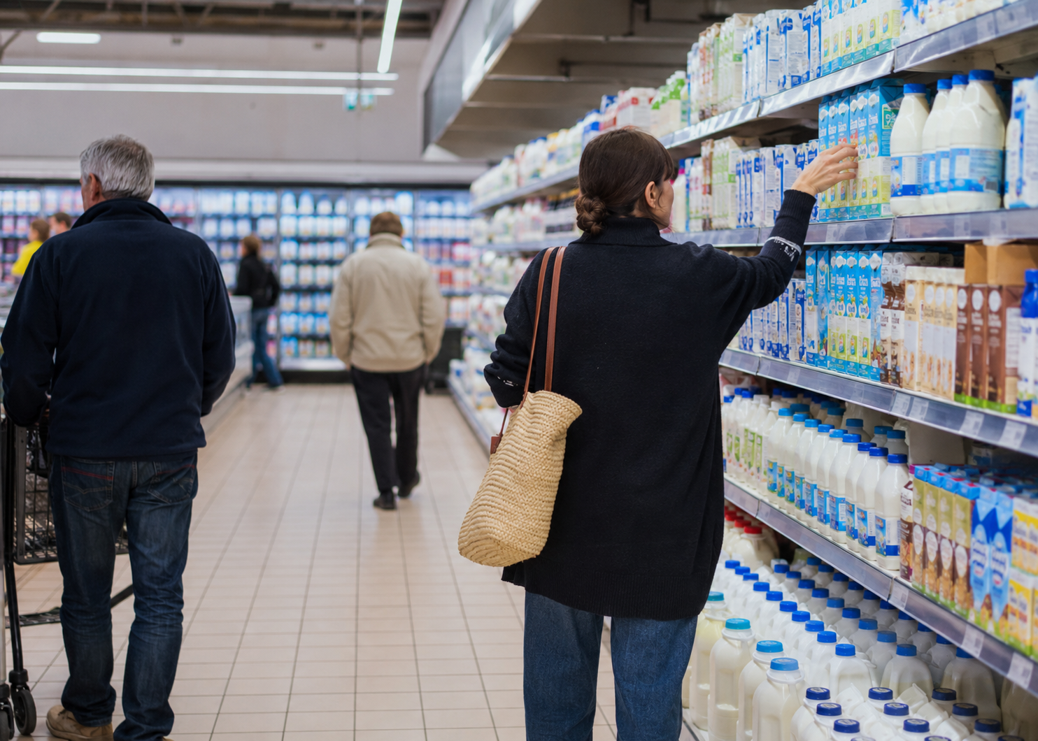 Spanish Supermarkets Sell Milk From the Shelf, Not the Fridge: Americans Refrigerate Milk Immediately And Spaniards Often Don’t Until It’s Opened 5 milk UHT 6