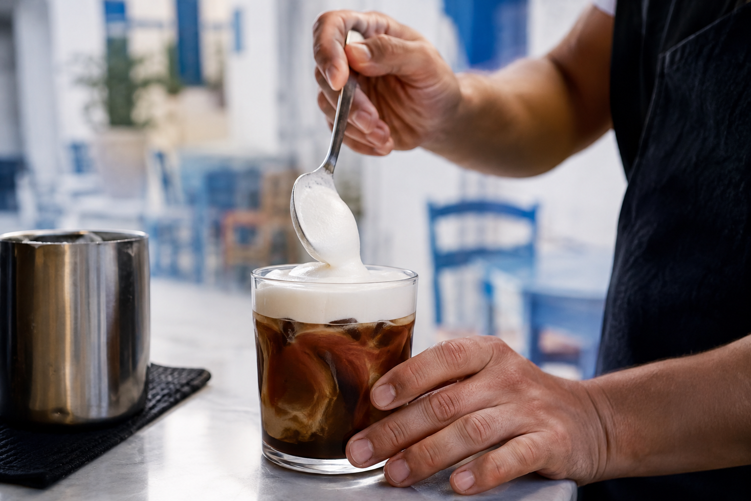 Greece Runs on Cold Coffee All Summer: The Frappé and the Freddo, Explained 5 greek coffee 2
