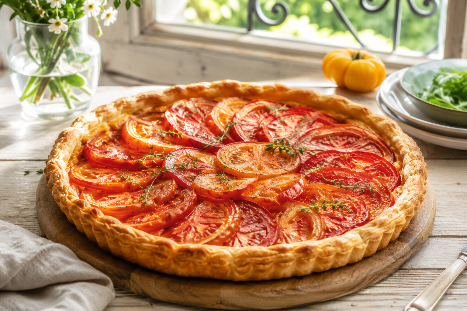 The French Tomato Tart That Looks Fancy but Takes Just 15 Minutes of Work: How to Make a Traditional French Tomato Tart 1 tomato tart 3