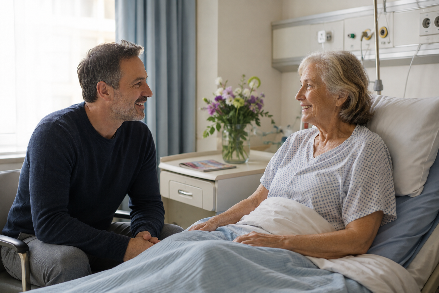 The Rules of Visiting Someone in a Spanish Hospital: Everyone Comes, and That's the Point 2 visiting 2