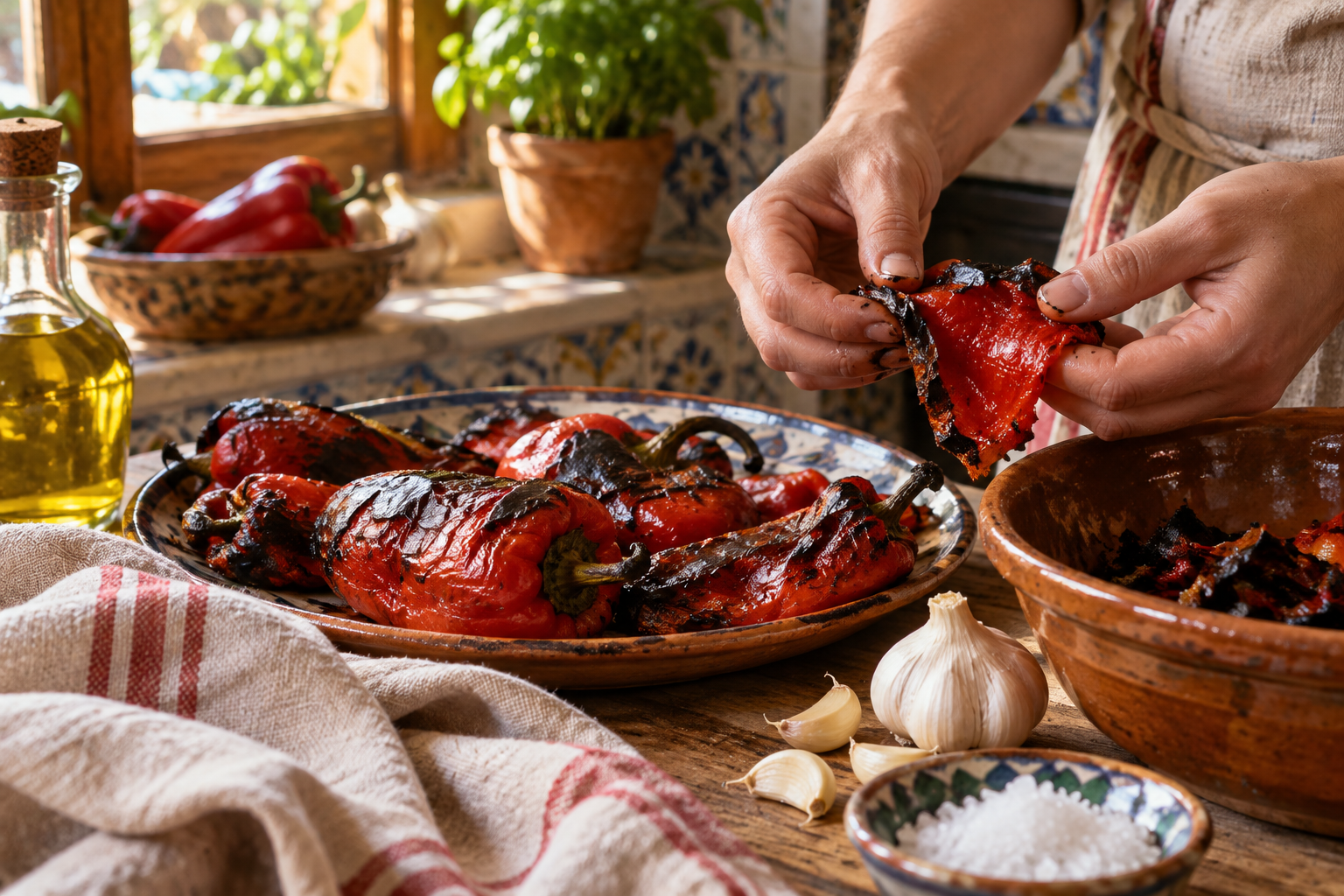 Spain Chars Peppers on Every Balcony in September: The Roasted Pepper Ritual, Explained 2 chars 2