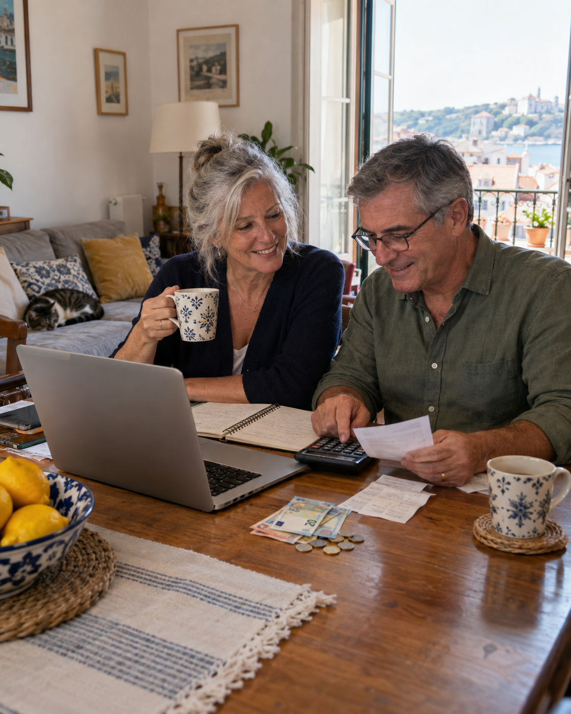 The Couple Who Retired to Portugal on $2,000 a Month, Eighteen Months In: The Budget That Changed 3 couple 4