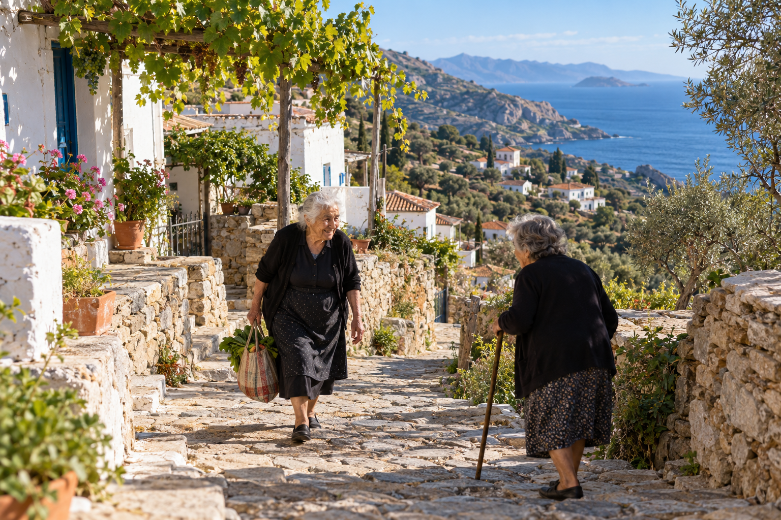 9 Daily Habits of Greek Grandmothers Past 85 That Researchers Keep Flying to Ikaria to Study 4 greek grandmothers 5