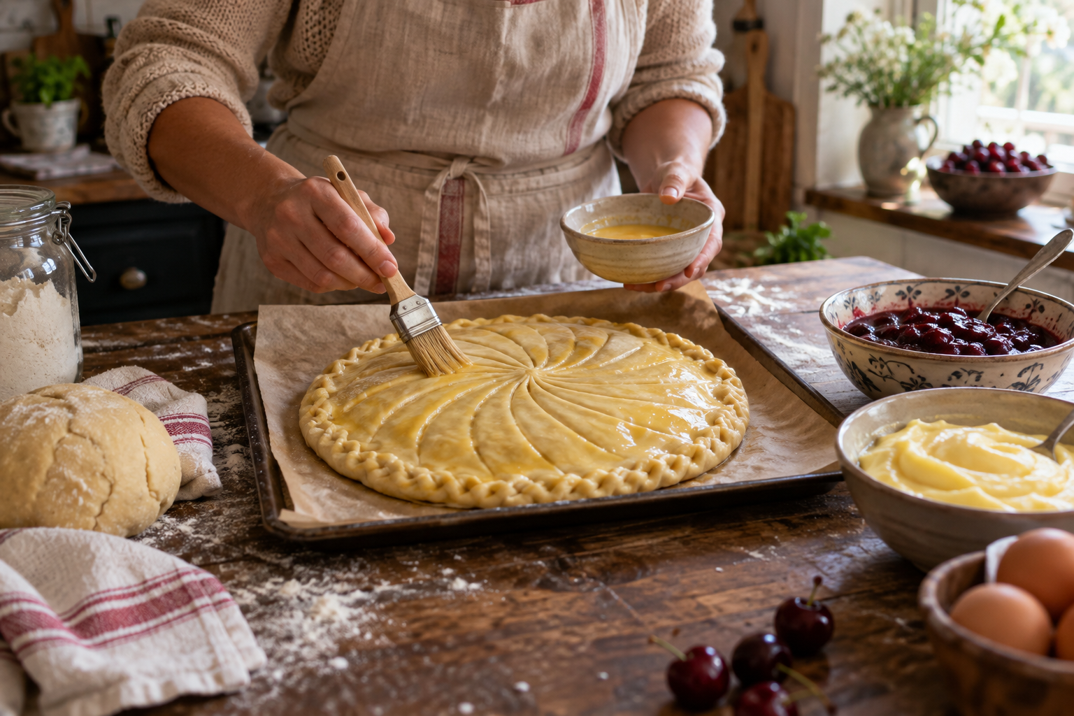 Forget Cheesecake: Pastel Vasco Is the Basque Cake With a Filling Rivalry. Cherry or Cream, Pick Your Side 4 pastel vasco 13