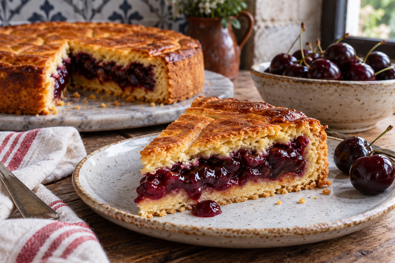 Forget Cheesecake: Pastel Vasco Is the Basque Cake With a Filling Rivalry. Cherry or Cream, Pick Your Side 3 pastel vasco 2 1