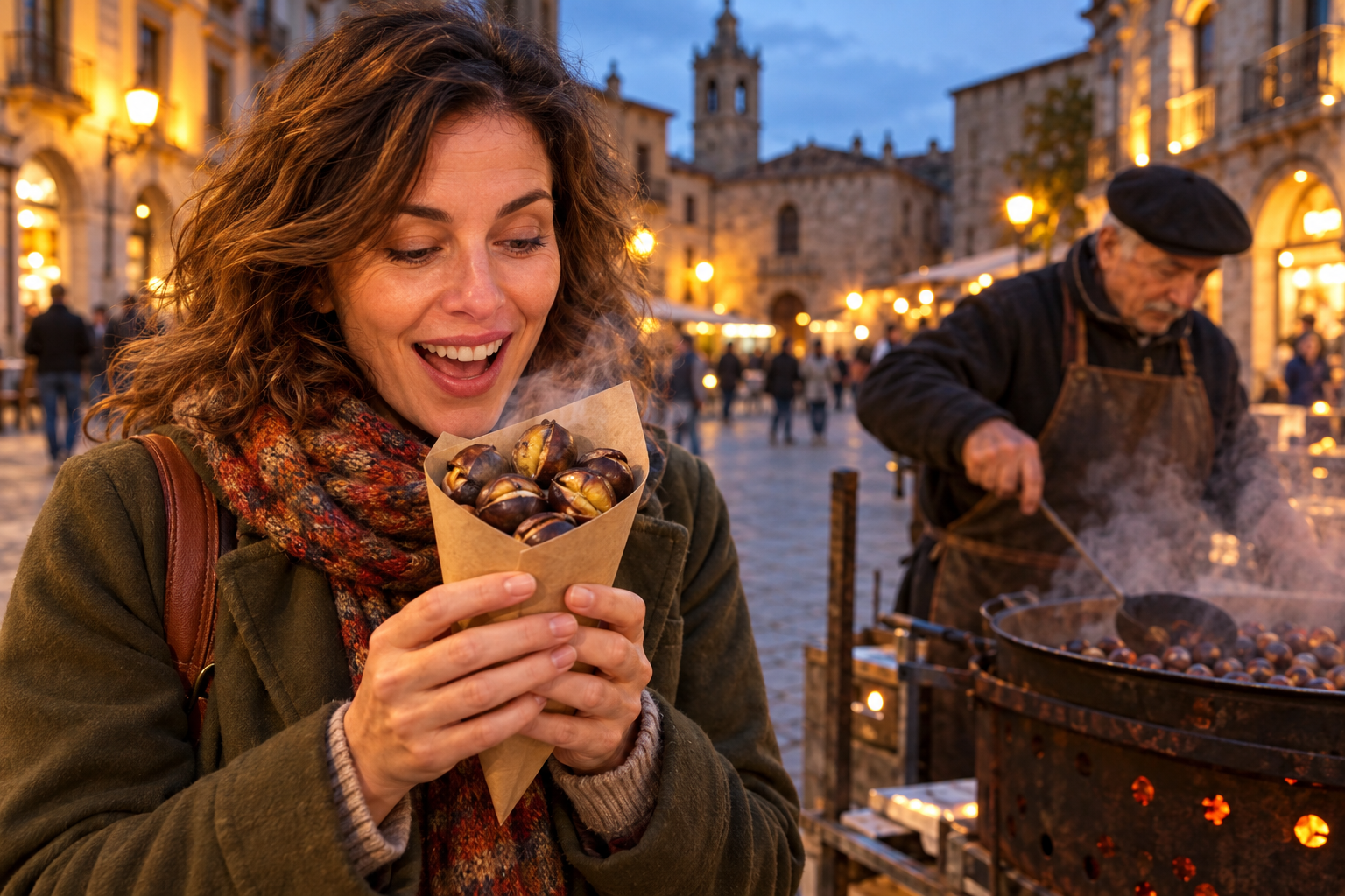 Roast Chestnut Season Starts on European Streets in October: The Ritual and the One-Pan Home Version 1 road chestnut 1