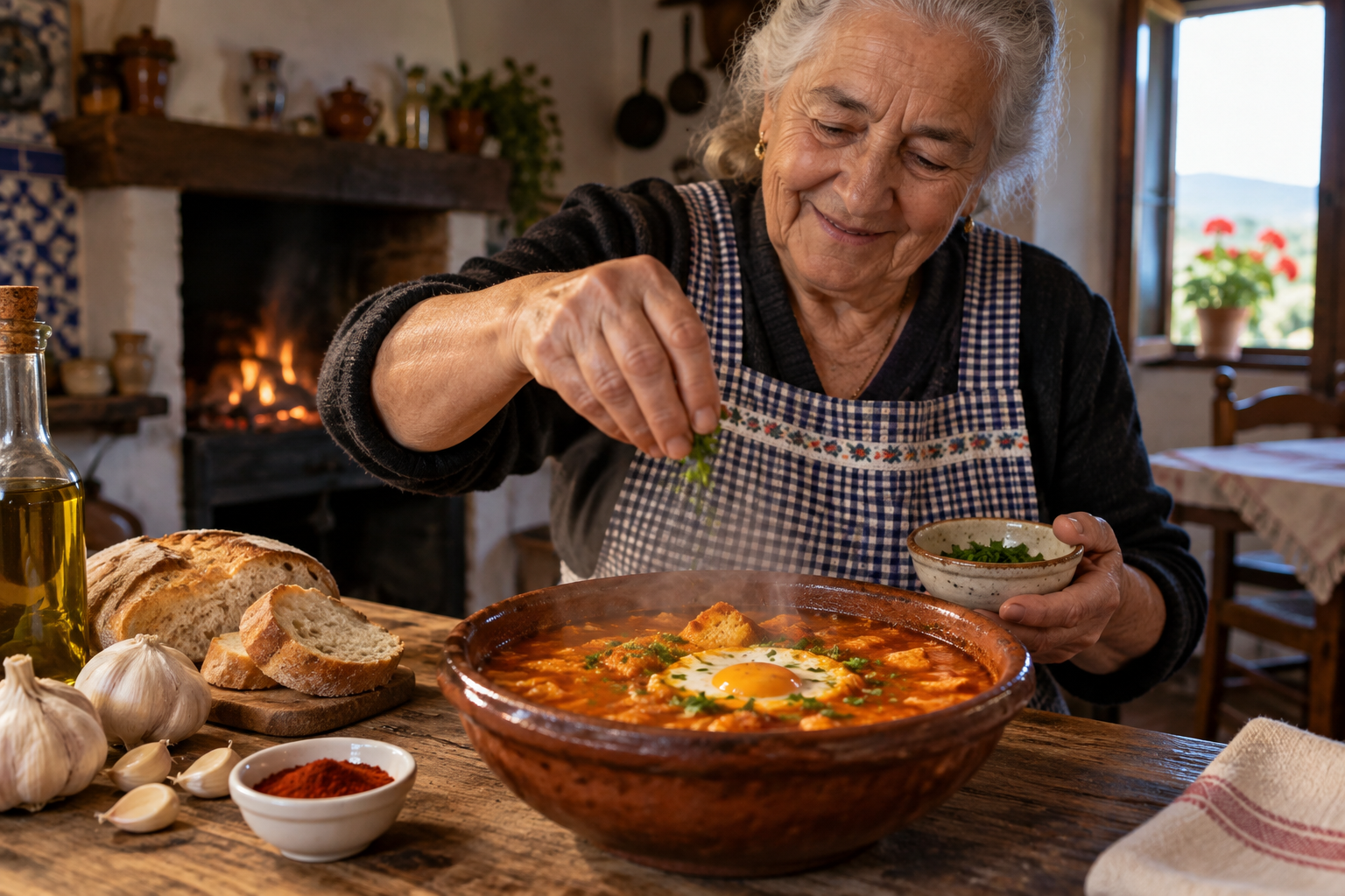 Garlic, Bread, and a Fried Egg: The Spanish Soup Grandmothers Make When Winter Arrives 4 garlic 4